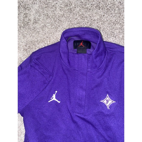 Air Jordan Jackets & Blazers - Furman University Nike Air Jordan Dri Fit Fleece Jacket Mens Small / Women's Med